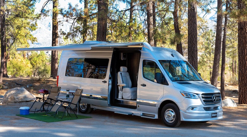 Grey Class B RV manufacturer called Grech RV makes very high quality camper vans