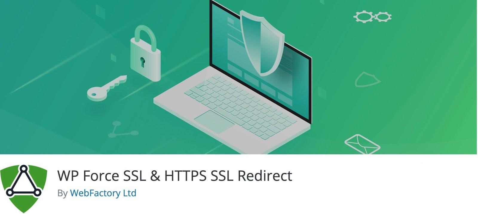 WordPress SSL plugin, the WP Force SSL plugin listing image at WordPress.org.