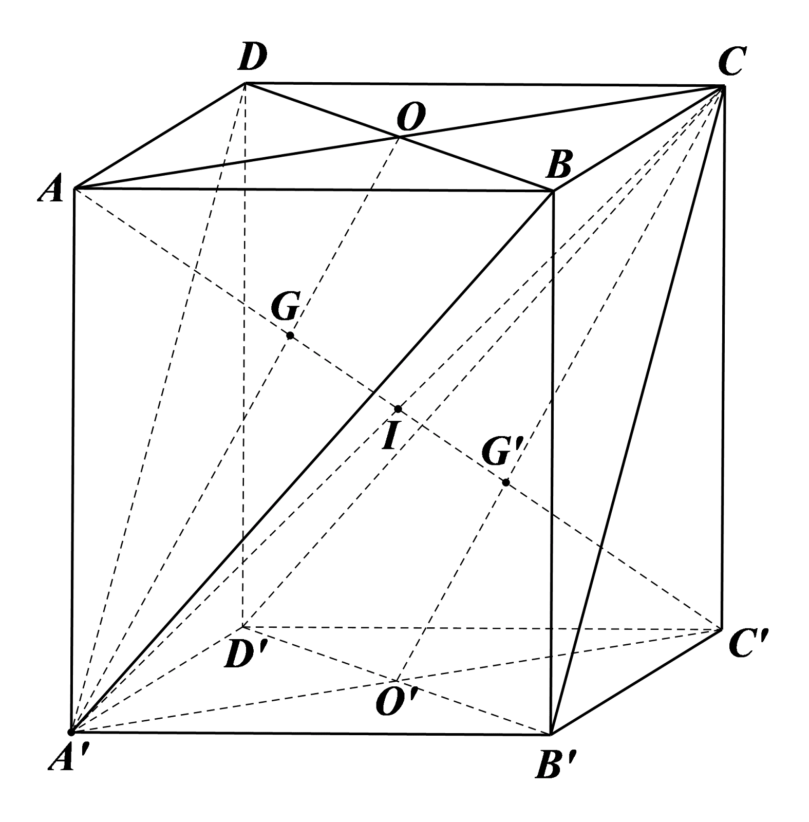 Cho hình hộp ABCD.A’B’C’D’. Chứng minh: (BDA’) // (B’D’C)