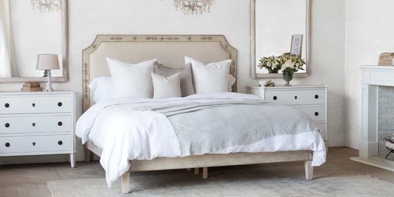 Eloquence® Olympia Bed in Sand Dune Linen