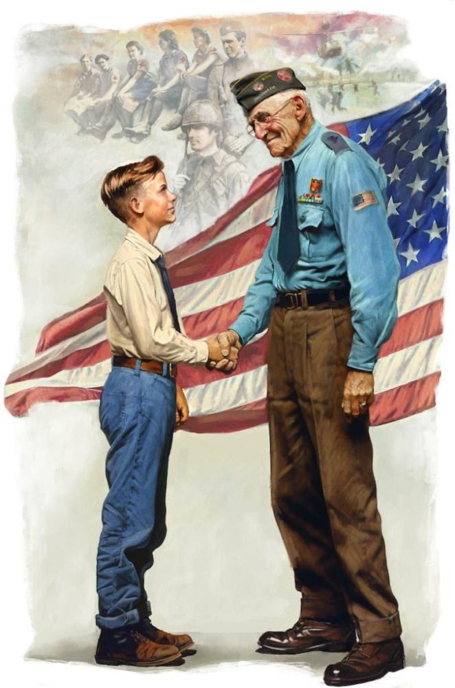 Vào Ngày Cựu Chiến Binh, chúng ta kính cẩn chào tất cả những người đã phụng sự trong Quân đội Hoa Kỳ. (Ảnh: Biba Kayewich)