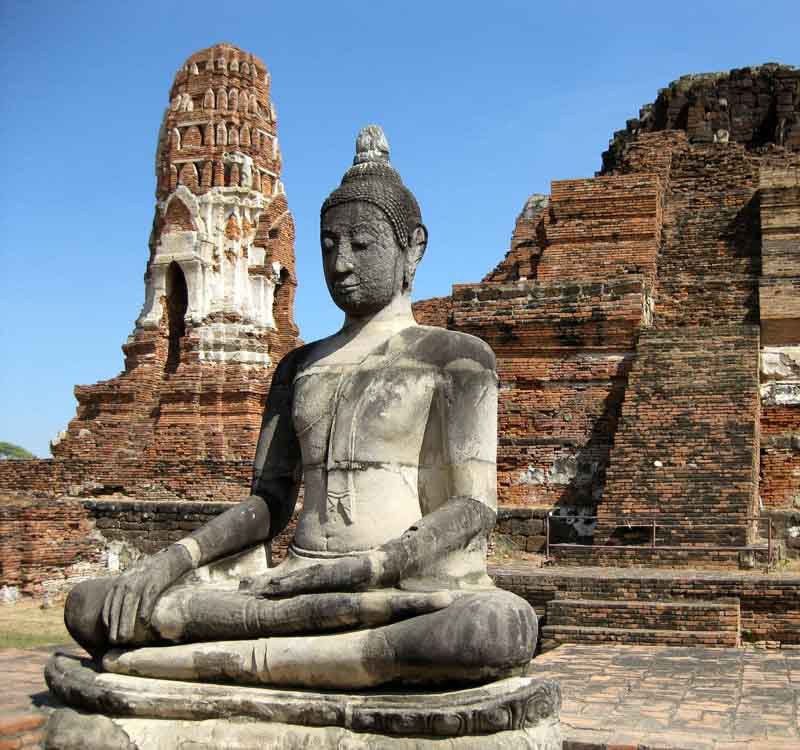 Tượng phật nằm tại Sukhothai 