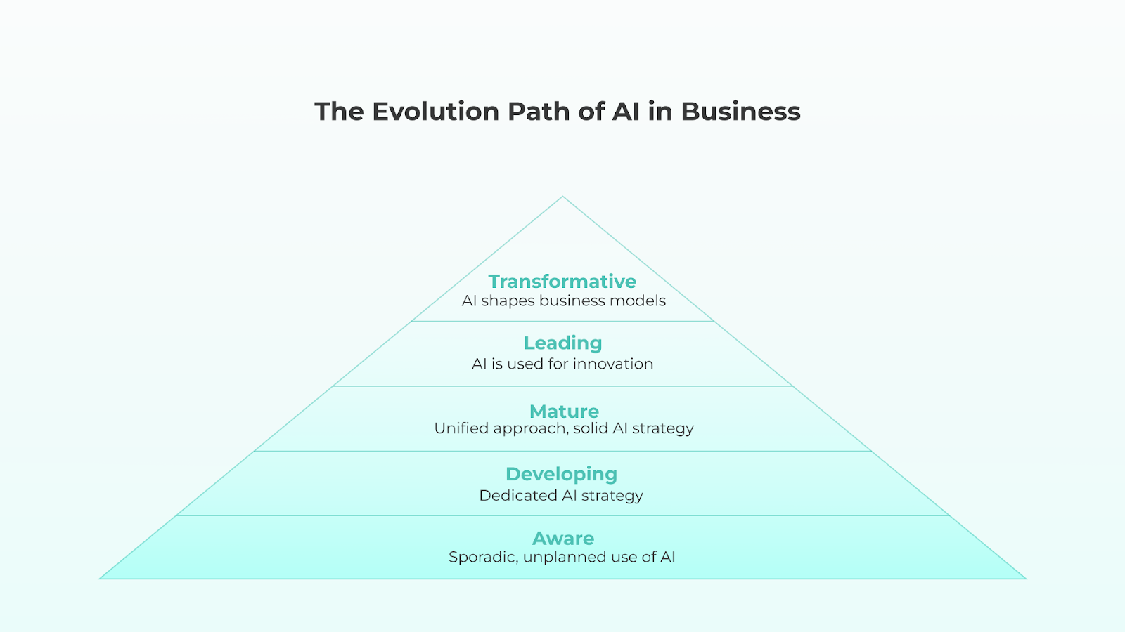 The Evolution Path of AI in Business: 5 Levels