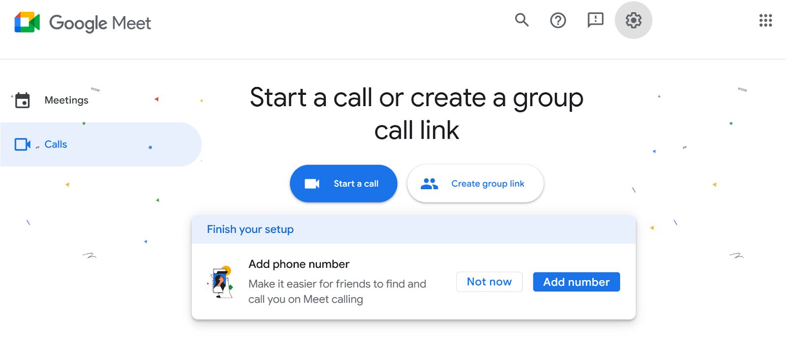 Google Duo website snapshot highlighting the services it offers.
