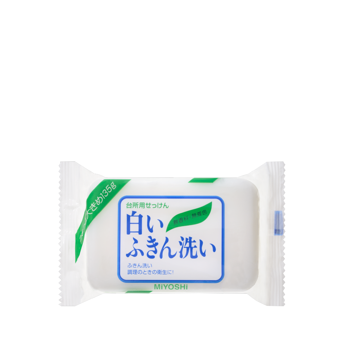 白いふきん洗い<br>135g - MIYOSHI SOAP CORPORATION