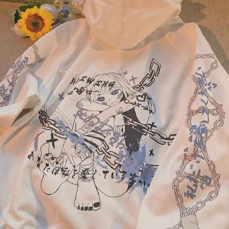 sudadera con capucha anime