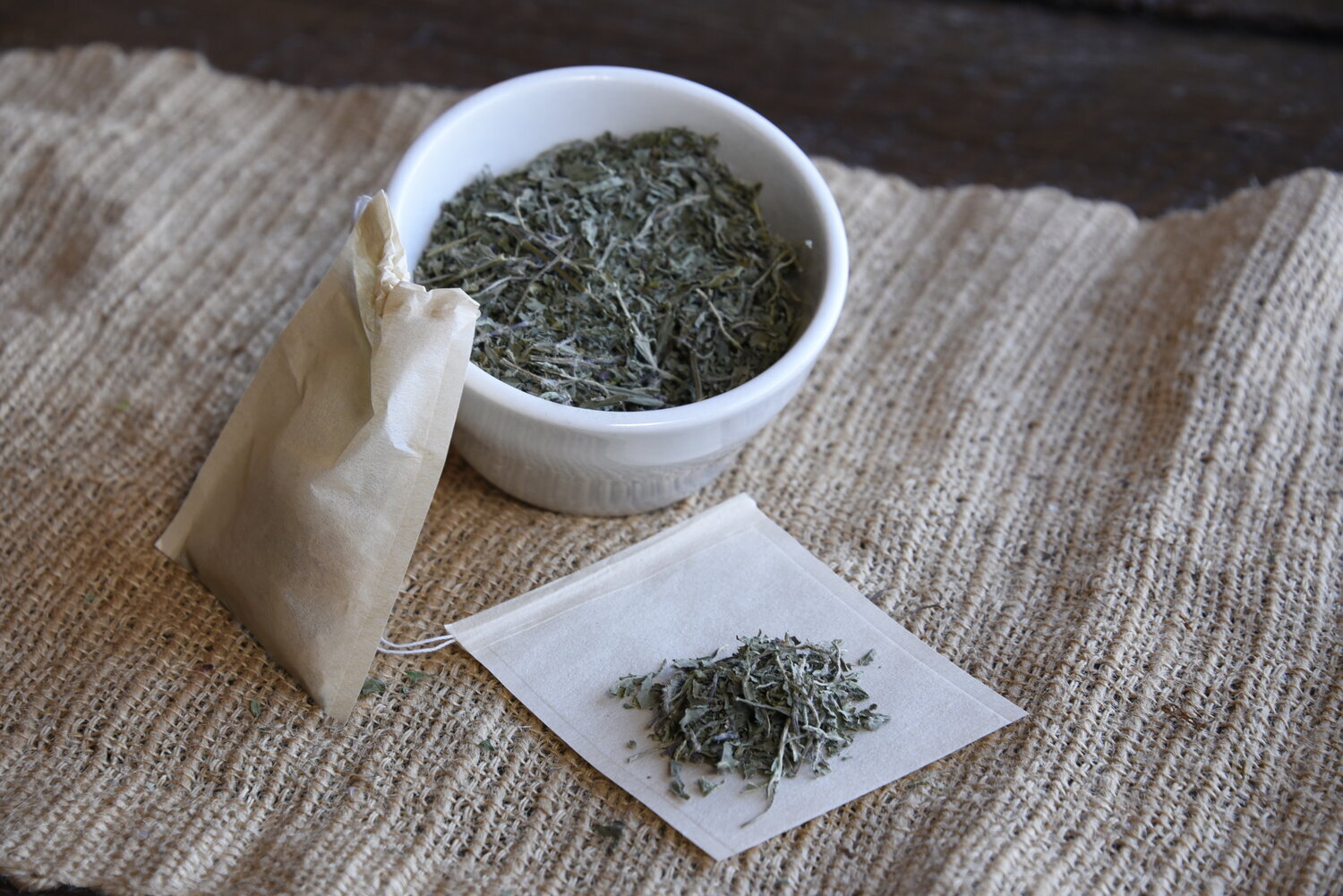 organic herbal tea bags