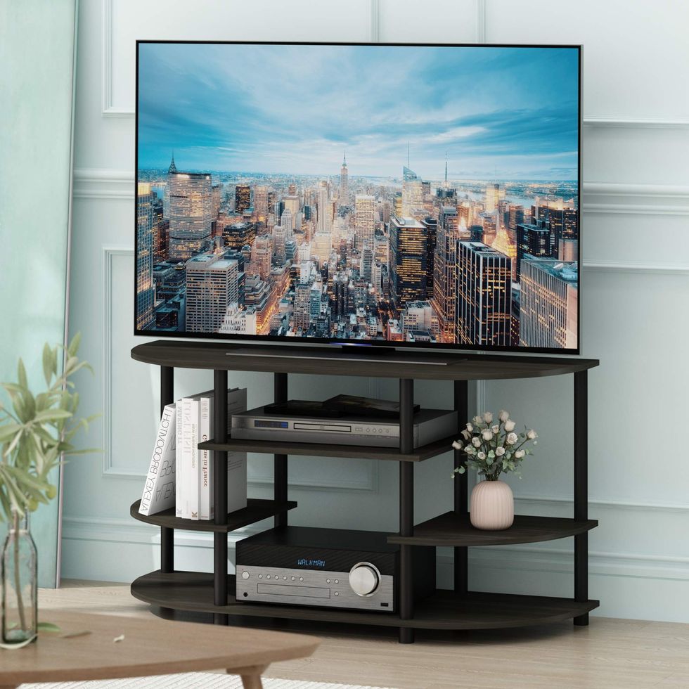 JAYA Simple Design Corner TV Stand