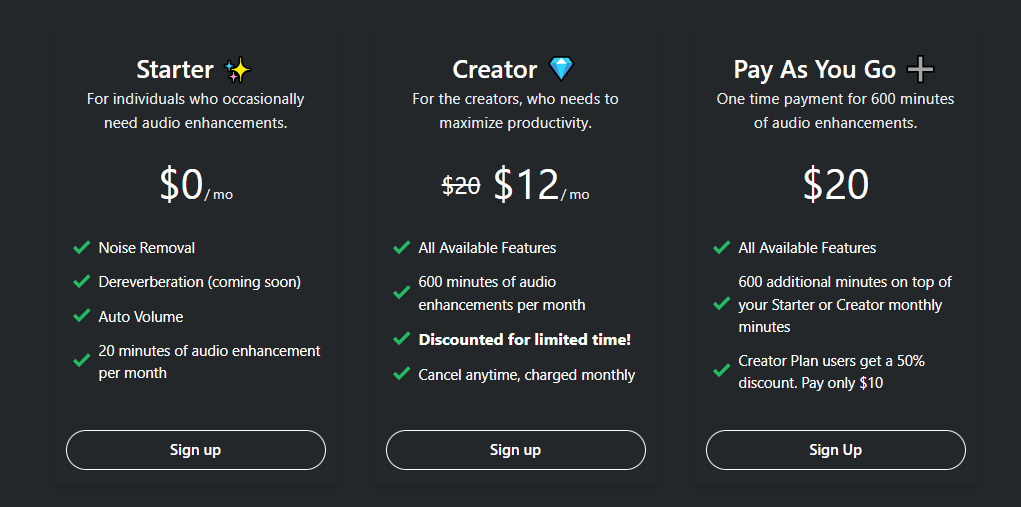 ai audio enhancer

