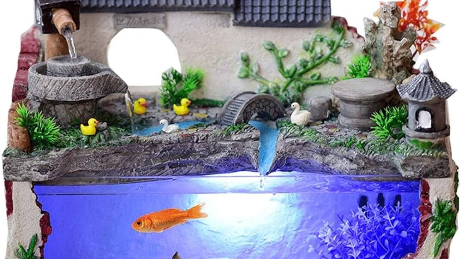 Lucky fish for home decor items: Moving Water Feature