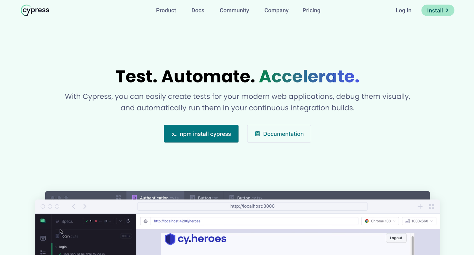 Cypress- Tool for Automating Test Scripts