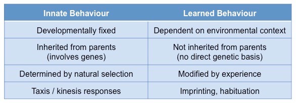 innate vs learned