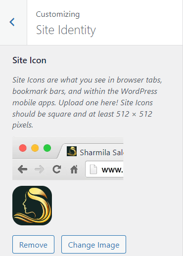 WordPress favicon