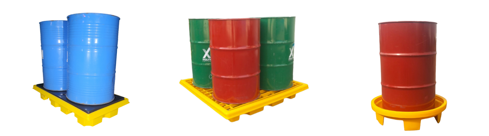Swift's Single Wall Drum Spill Containment Pallets 