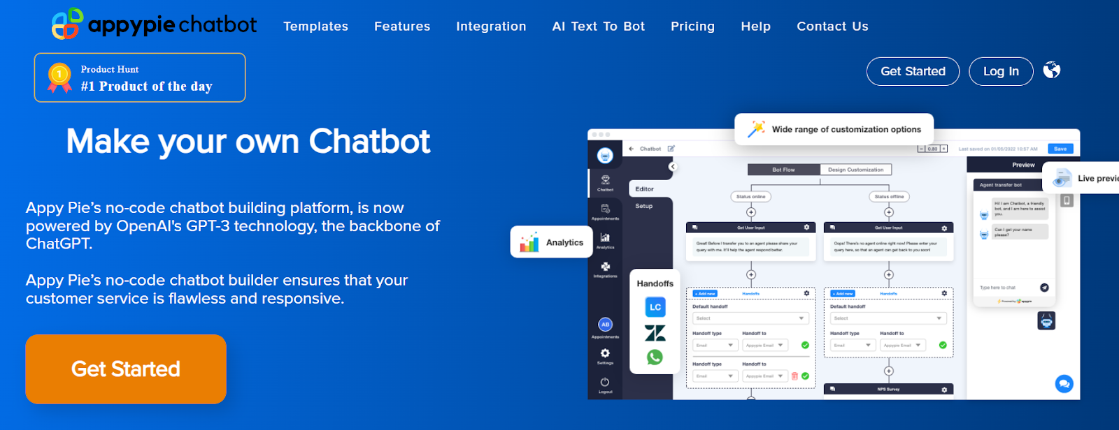 Appy Pie Chatbot