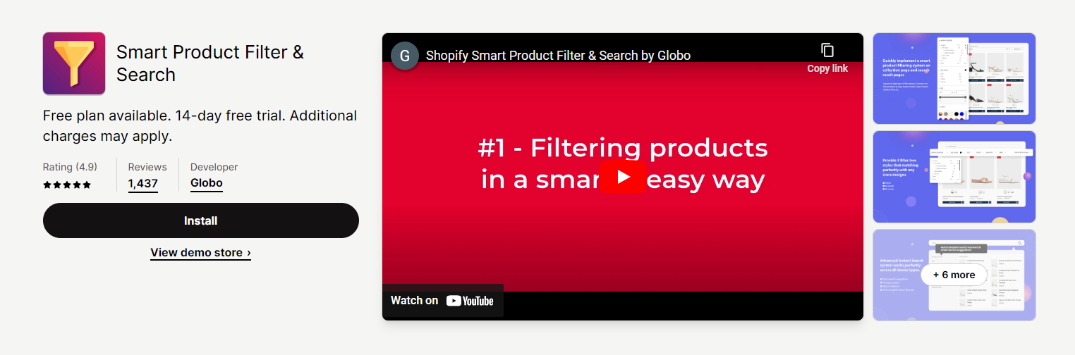 Smart Product Filter & Search