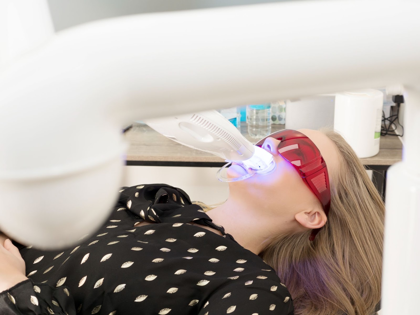 woman undergoing Zoom! Teeth Whitening