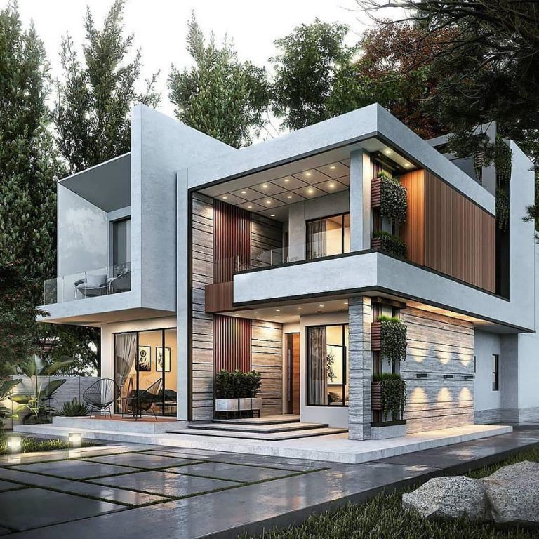 Elevation Design of Duplex House