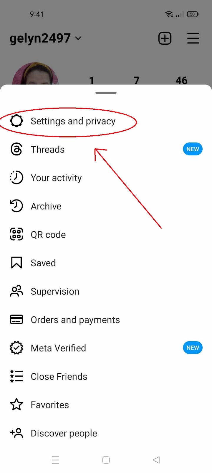 Instagram Links Not Working - Settings and Privacy