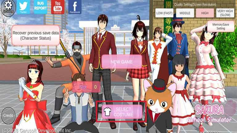 Cara Mabar di Sakura School Simulator