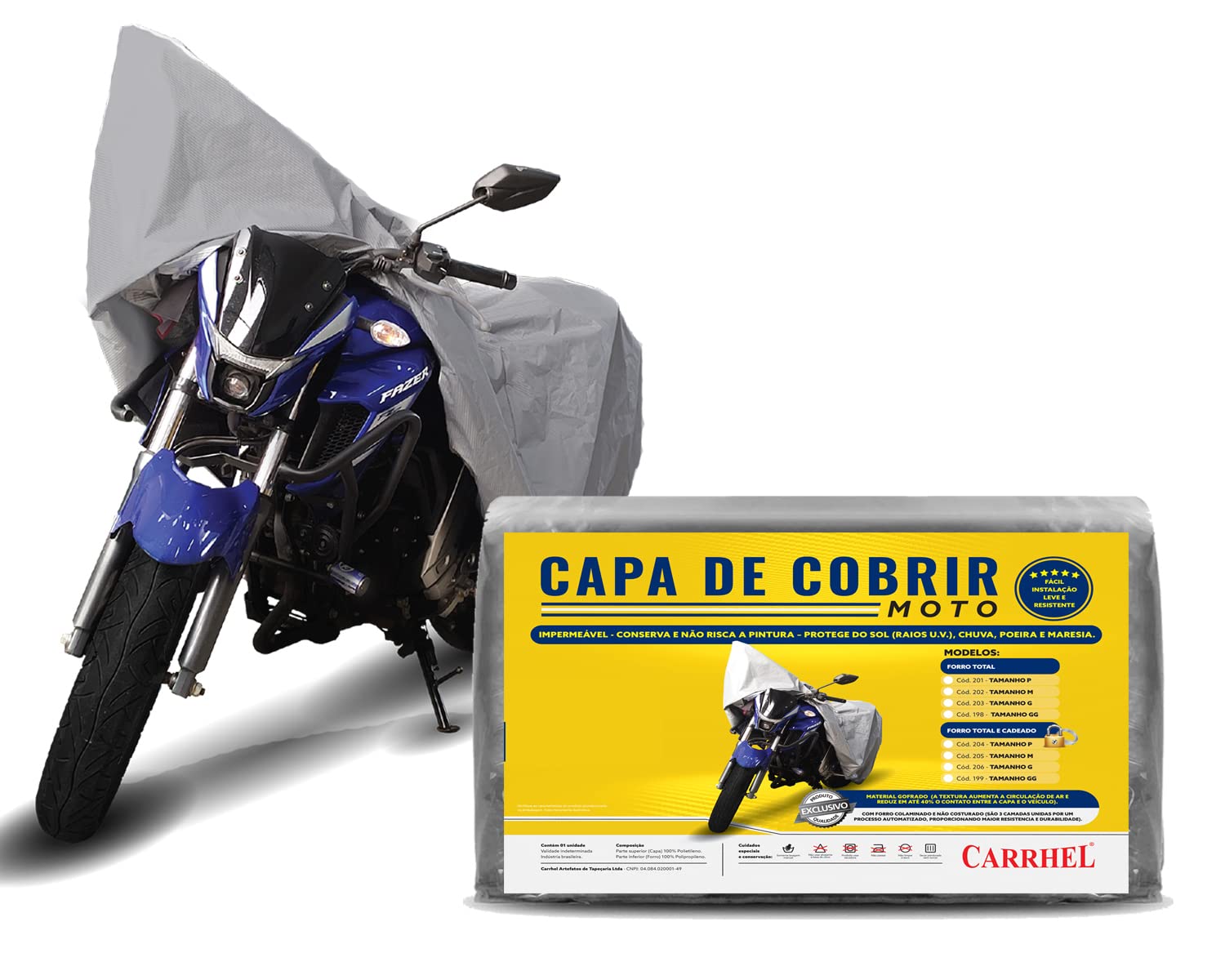 Capa para cobrir Moto Carrhel