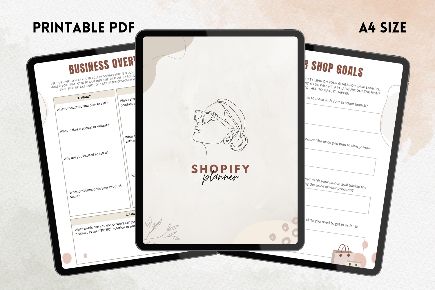 Printable Shopify Planner Templates 
