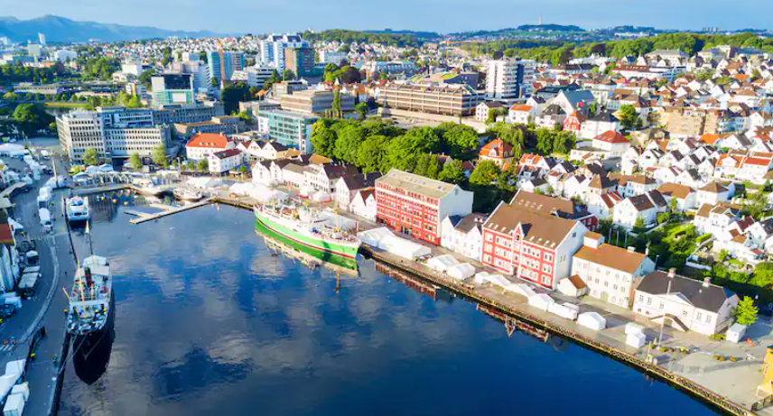 bilde av byen Stavanger