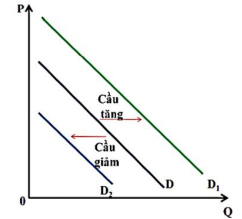 Sự dịch chuyển đường cầu