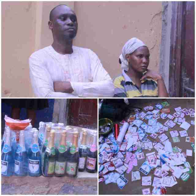 Zone 2 Police Command Arrests Couple Over Adulterated Alcoholic Production