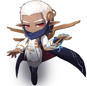 Promotional artwork of Illium from MapleStory.