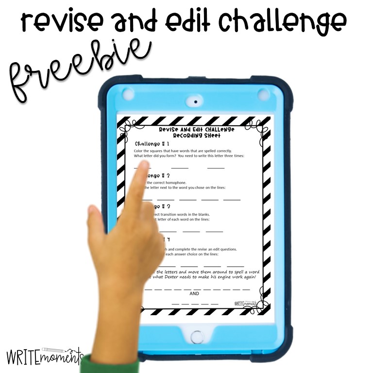 FREE revise and edit challenge