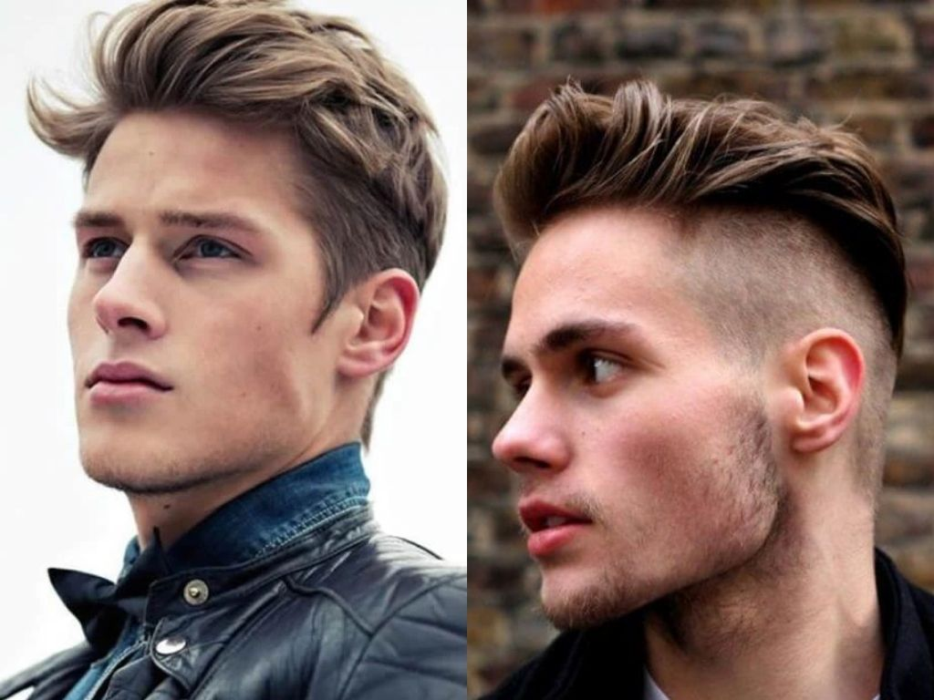 Kiểu tóc mullet layer nam kết hợp Quiff