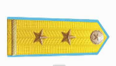 A yellow and blue belt with stars

Description automatically generated
