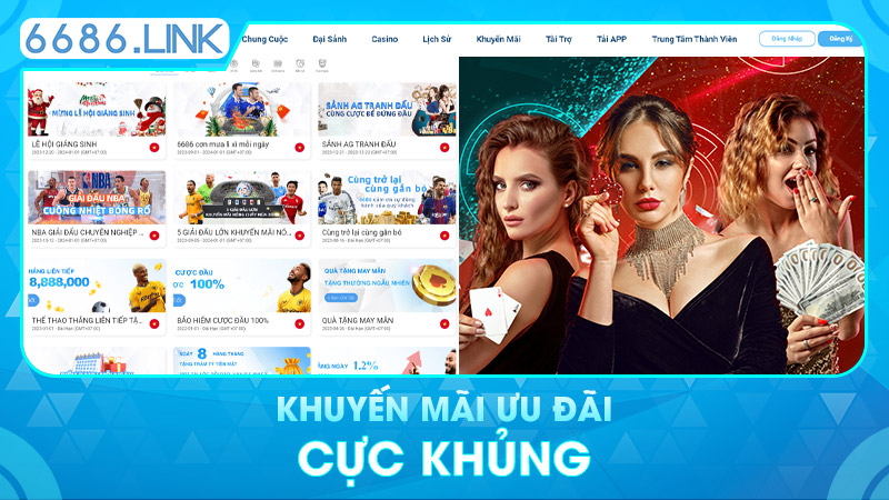 Khám phá nền tảng cá cược trực tuyến uy tín 6686 - 6686 Casino