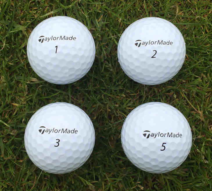 four golf balls taylor made