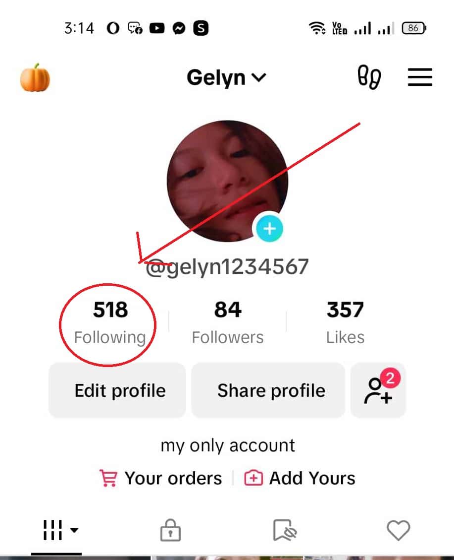 Is tiktok following in order - Navigate Following List