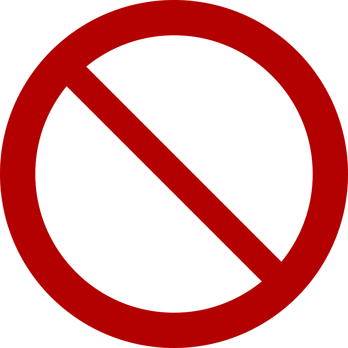 Do not - sign