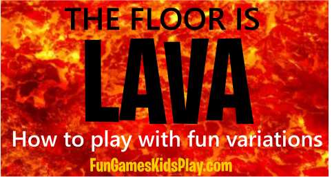 lava from the floor is lava kids game