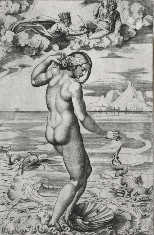 Mythology of the Cronus God. Cronus castrates Uranus, and Aphrodite is born