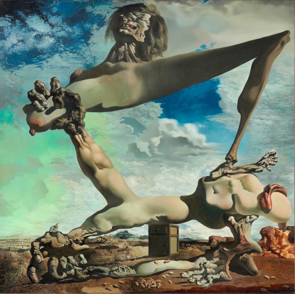 Salvador Dalí, <em>Soft Construction with Boiled Beans (Premonition of Civil War)</em>,1936