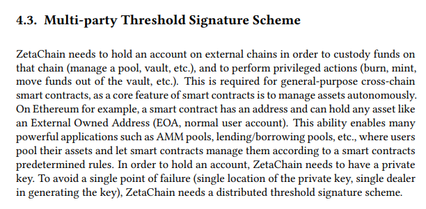 （ZetaChain 的跨链模型下，只需要在不同的链上拥有一个公共账户地址，而不必部署复杂的智能合约）